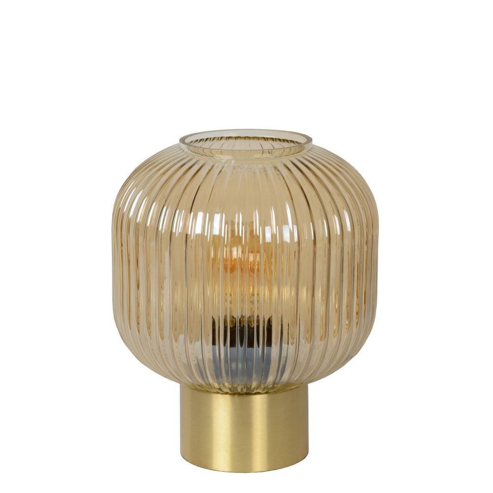 Lucide TafellampMaloto Ø 20cm amber - 45586/20/62